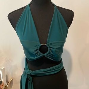 Pretty Little Thing O-Ring Halter Top